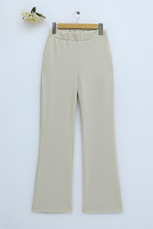 İthal Fabric Spanish Trotter Pants -Beige