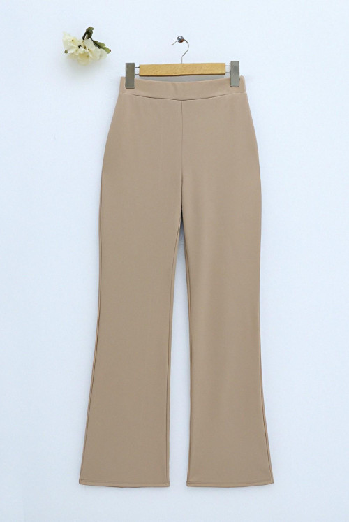 İthal Fabric Spanish Trotter Pants -Mink