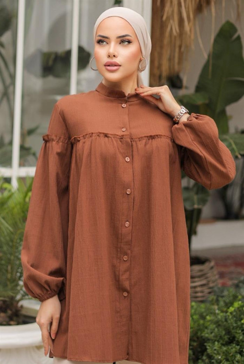 Deren Hijab Shirt 788 - Brown