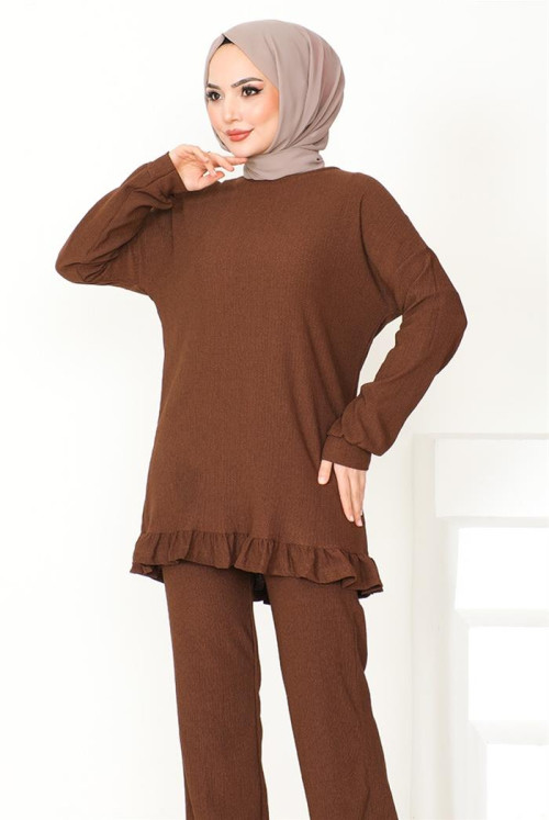 Fernur Frilly Binary Suit 516 - Brown