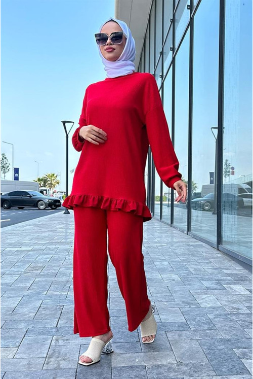 Fernur Frilly Binary Suit 516 - Red