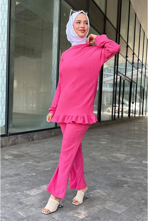 Fernur Frilly Binary Suit 516 - Pink