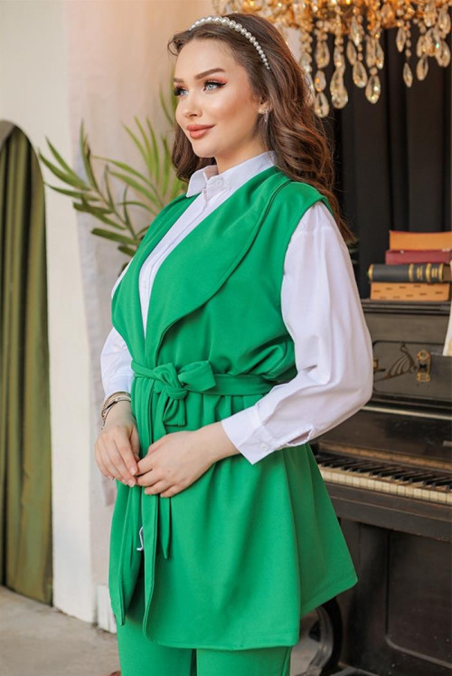 Yelekli Binary Suit 793 - Green