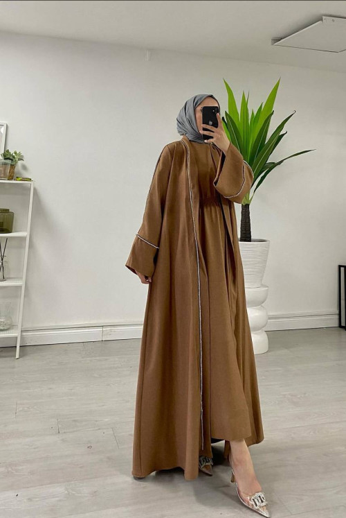 Abaya brown ela3