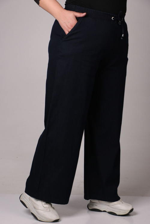 29000 Plus Size Plentiful Trotter Jeans Pants - Dark Navy blue