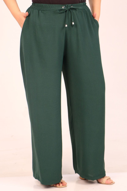 9170 Plus Size Airobin Plentiful Trotter Pants - Emerald