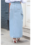 Kargo Pockets Jeans Skirt TSD240321