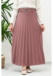 Arched Pleated Skirt TSD220915 Rose Kurusu