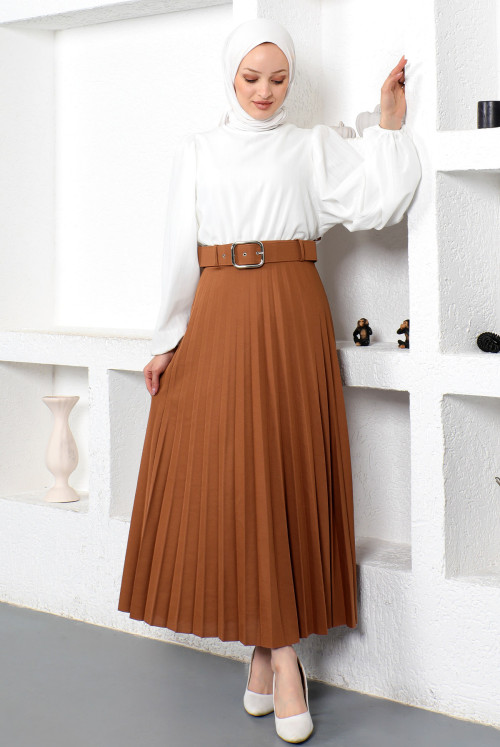Arched Pleated Skirt TSD230113 Taba