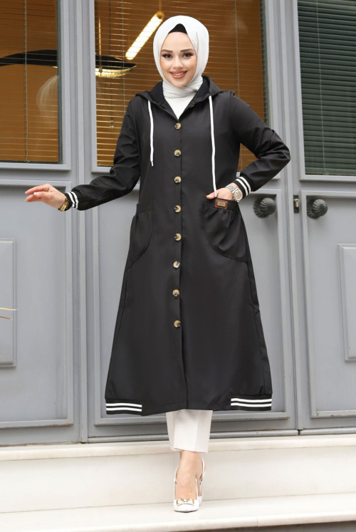 Ribanalı Trench coat TSD240307