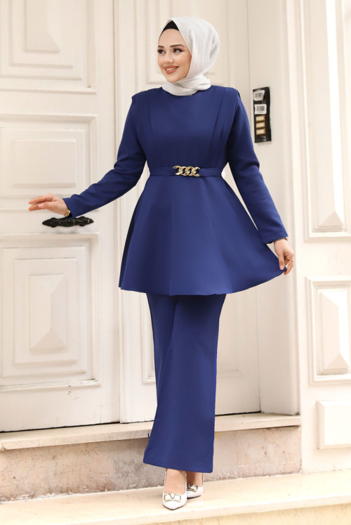 Zincir Arched Crepe Suit TSD240305