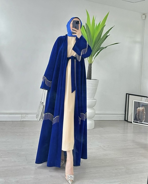 Royal Blue Abaya & Dress