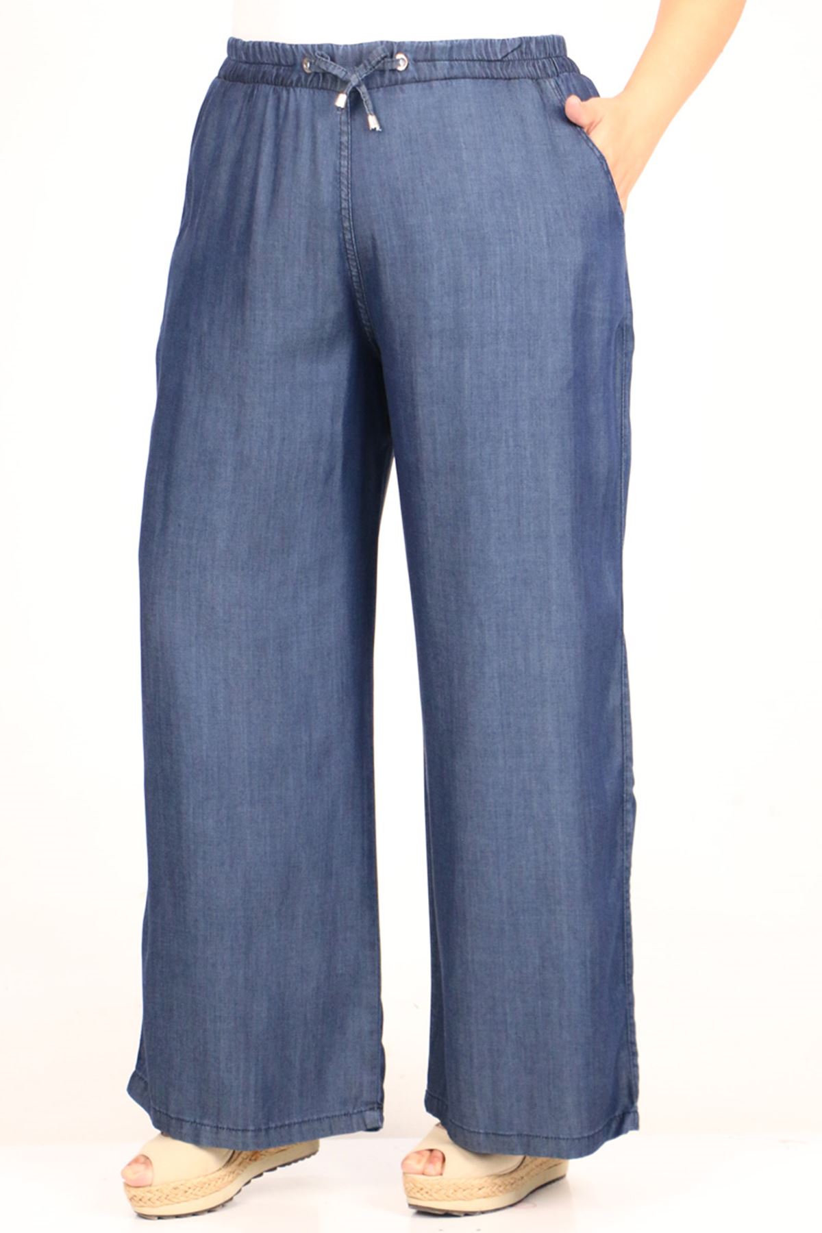 29000-2 Plus Size Plentiful Trotter Jeans Pants - Navy blue