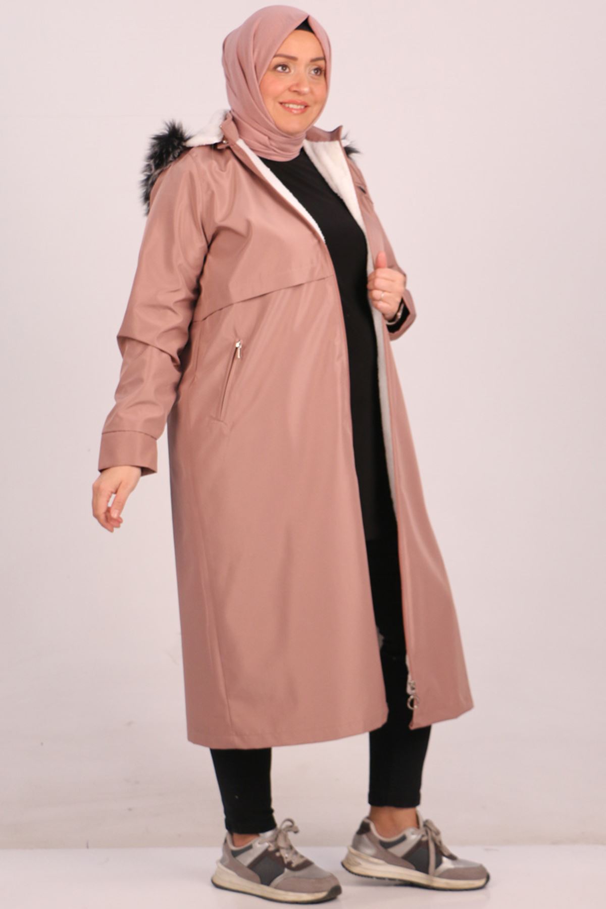 denim jacket with hijab